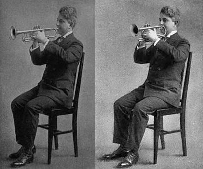 Franko Goldman playing the Trumpet and Cornet